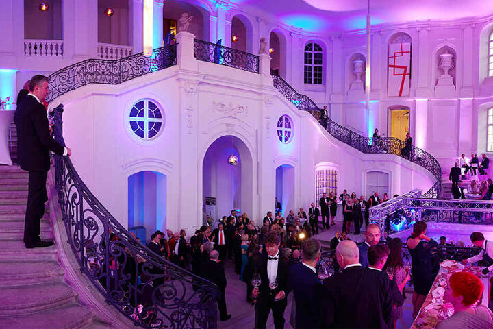 Das Dresdner Landhaus, Sitz des Stadtmuseums, bietet eine einzigartige Kulisse für die "Fete du Champagne".