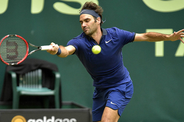 Roger Federer ist der Liebling der Haller-Tennis-Fans. Auch 2017 ist er voraussichtlich mit am Start.