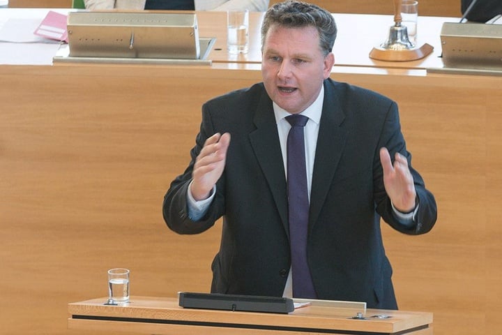 CDU-Innenpolitiker Christian Hartmann (42) ist selbst Polizist.