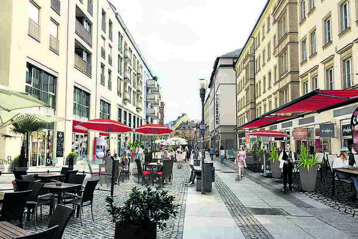 Zu den sieben Restaurants in der Inneren Klosterstraße sollen weitere sechs
dazukommen.
