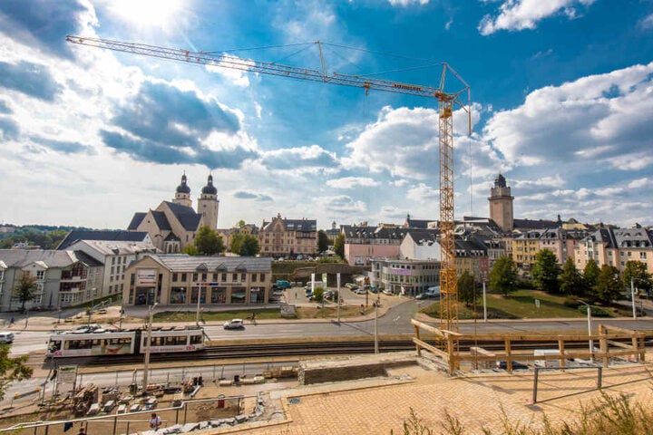 Vogtland ist laut einer Studie die lebenswerteste Region in Deutschland. Die Schlossterrassen gehören zum Antlitz von Plauen.