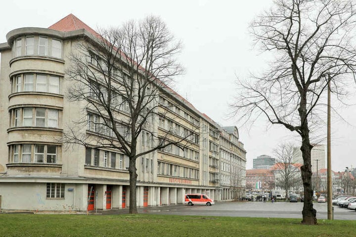 Die Hauptfeuerwache im Leipziger Zentrum.