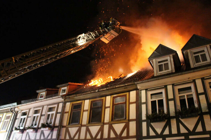 Das Feuer war am Dienstagabend ausgebrochen.
