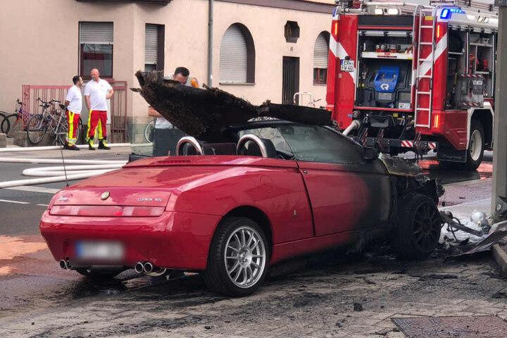 Die Feuerwehr hatte den Brand schnell im Griff.