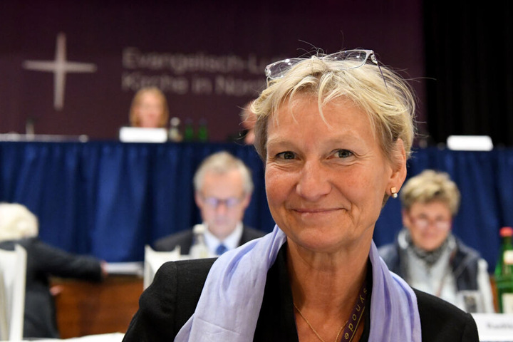 Kirsten Fehrs, Bischöfin, bei der Eröffnung der neuen Landessynode der Nordkirche im vergangenen Jahr.