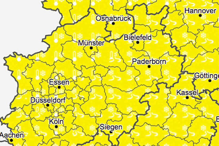 Der Deutsche Wetterdienst warnt vor Glätte und Frost.