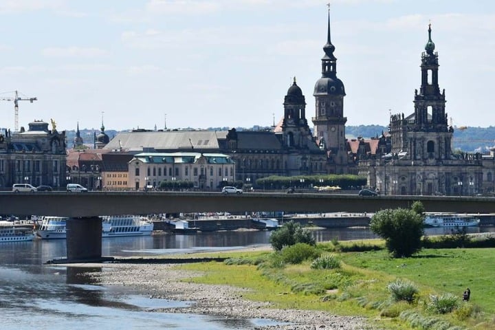 Trotz des momentanen Pegeltiefstandes hofft die Wirtschaft auf mehr Güterverkehr auf der Elbe.