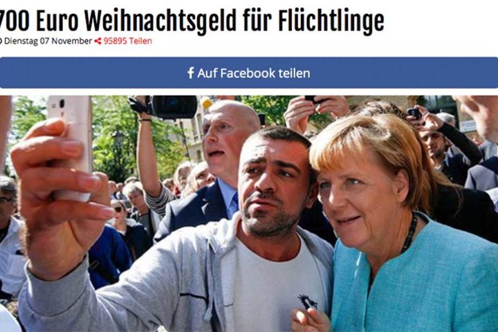 Diese Nachricht ist ein Fake auf einer extra dafür eingerichteten Fake-News-Seite.