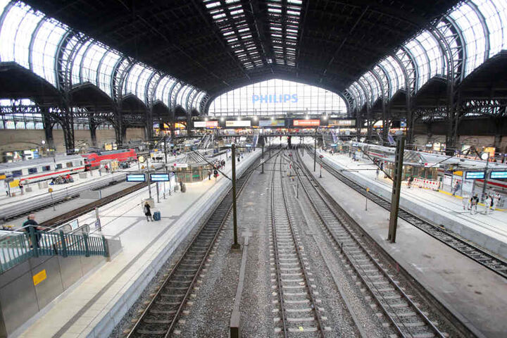 Wie der Mann unter das Dach des Hauptbahnhofes gekommen ist, konnte er nicht sagen.