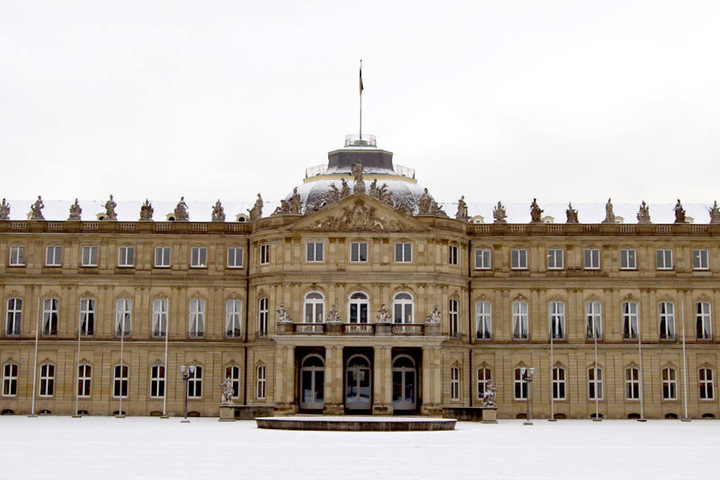 Das Neue Schloss in Stuttgart wurde von den Narren gestürmt.