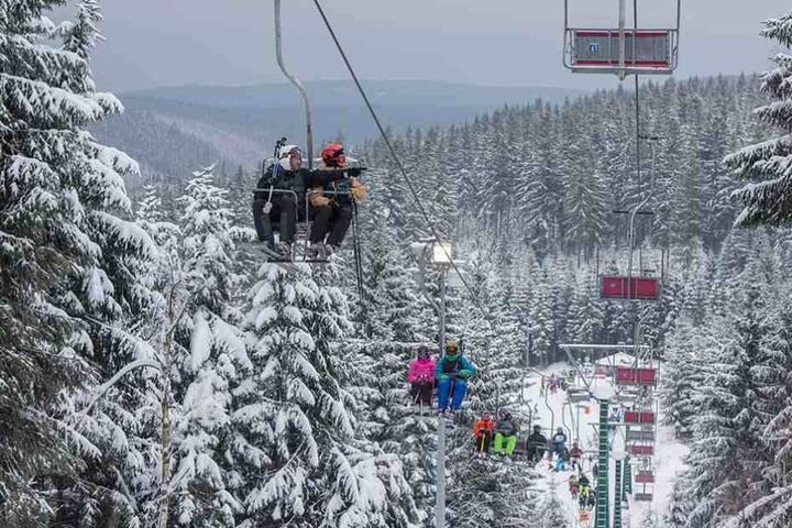 In diesem Jahr typisch Thüringen: Winterlich aber fast keine Sonne.