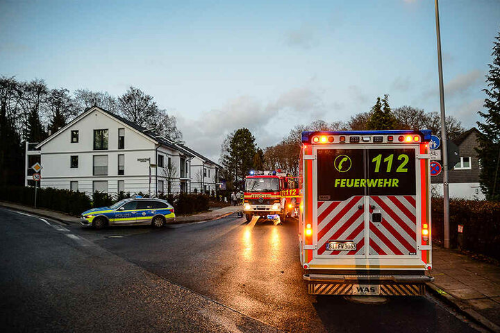 Als die Feuerwehr ankam, war alles schon vorbei.