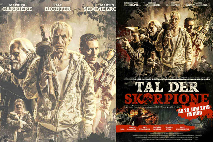 Das Plakat zum Actionfilm "Tal der Skorpione", der am 20. Juni in den Kinos startet.