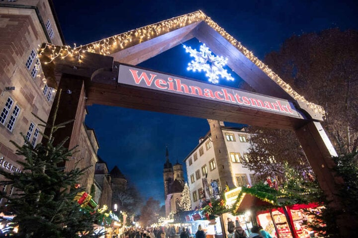 Weihnachtsmarkt in Stuttgart.