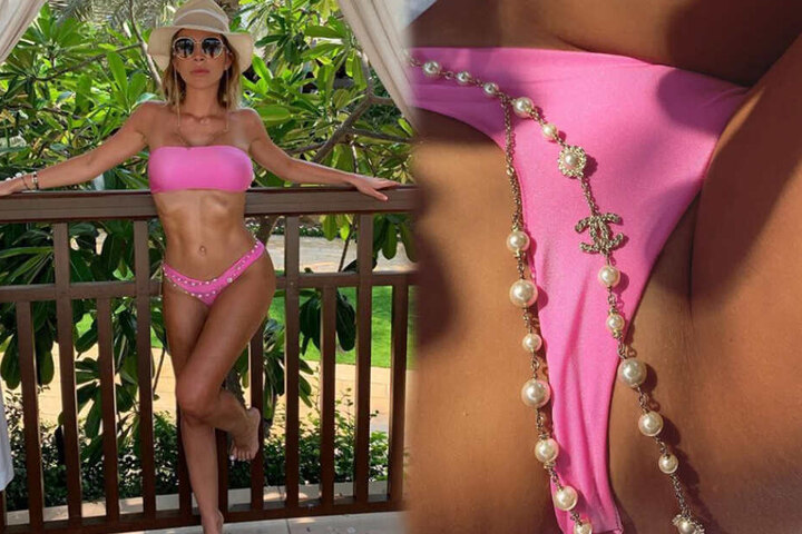 Ina Aogo ist mit ihrer Familie im Urlaub in Dubai. (Fotomontage)