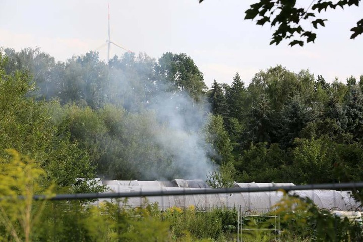 Der Brand war am Sonntagabend ausgebrochen.