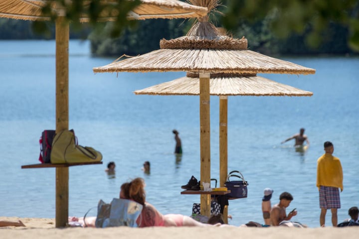 Der Sandstrand des Lippesees soll künftig vergrößert werden.