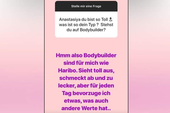 In ihrer Instagram-Story beantwortete das Playmate Fan-Fragen - und gab auch preis, was ihr an einem Mann gefällt.
