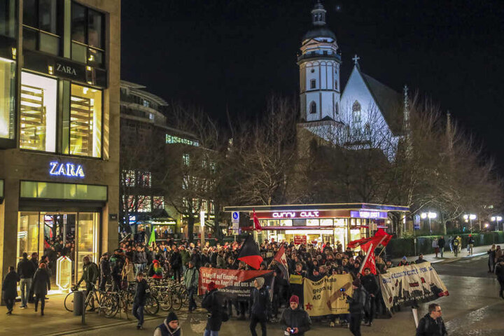 Nicht nur in Leipzig kam es zu lauten Protesten. 