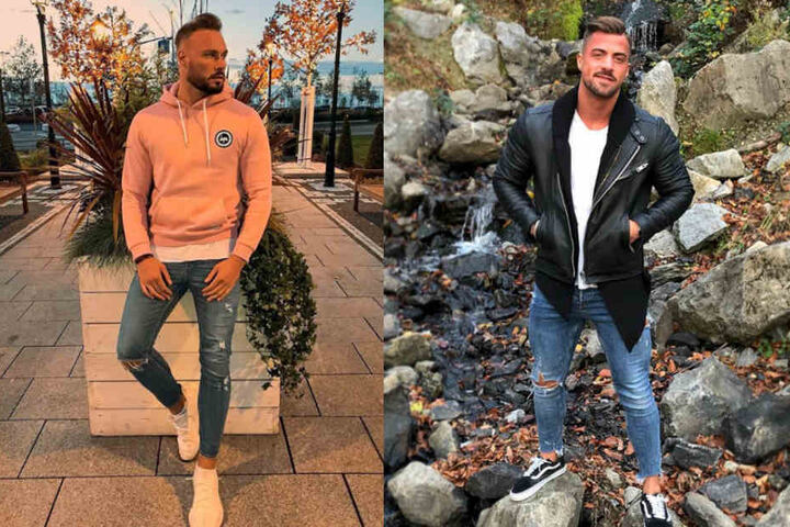 Wer ist der Glückliche? Fitnessfan Marco Mirwald (l.) oder vielleicht doch "Love Island"-Star Tobias Wegener?