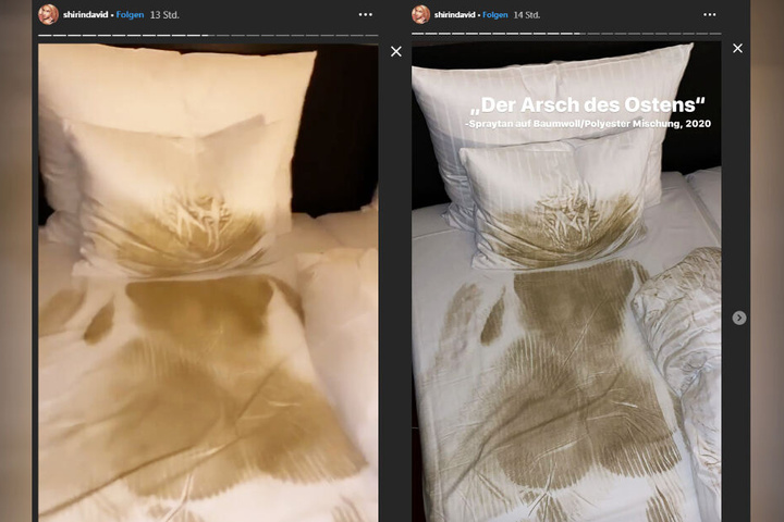 So zeigt Shirin David (24) das Malheur auf Instagram.