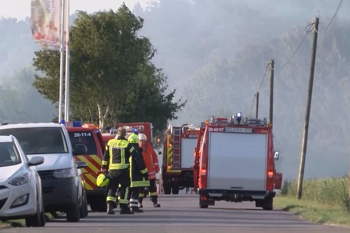 Zahlreiche Menschen wurden durch das giftige Rauchgas verletzt.