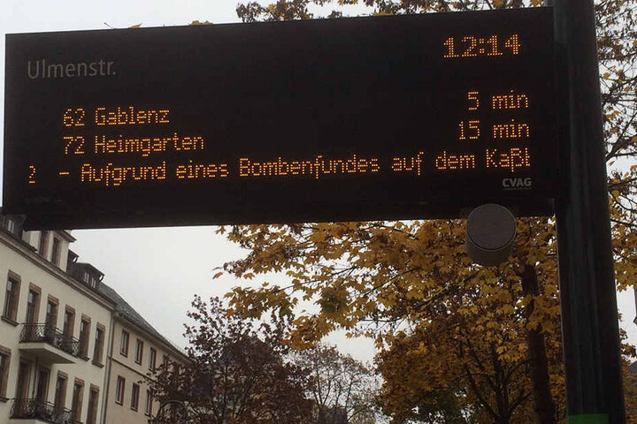 Die CVAG leitet die Buslinien um.