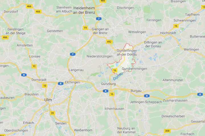 Bei Gundelfingen an der Donau musste die Polizei zu einem ungewöhnlichen Einsatz ausrücken.