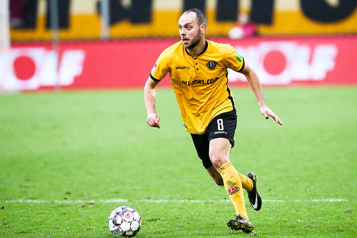 Bis sein Schrittzähler überdreht ... Nicht nur bei Dynamo - auch ligaweit - ist Rico Benatelli dafür bekannt, die meisten Kilometer in einem Spiel zu laufen.