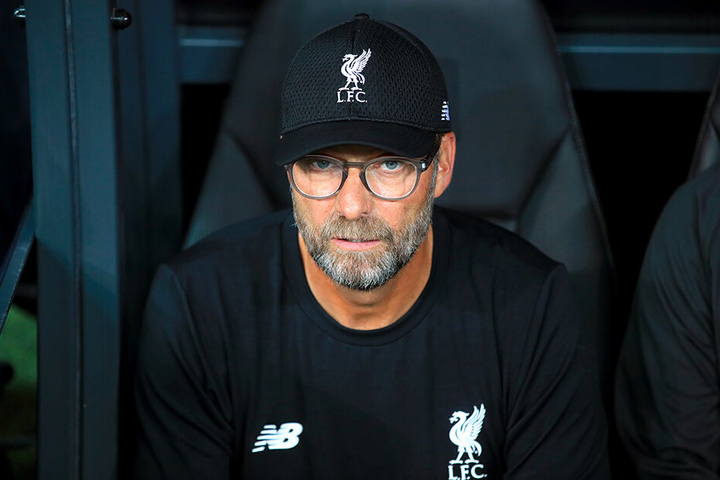 Trainer Jürgen Klopp beim Supercup-Finale gegen Chelsea am Mittwoch.