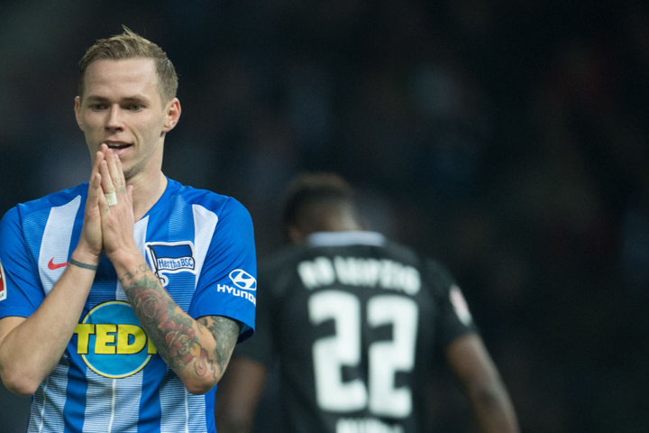 Hertha BSC (hier Ondrej Duda) verzweifelte am Samstag an Leipzigs Keeper Péter Gulacsi und Stürmer Timo Werner.