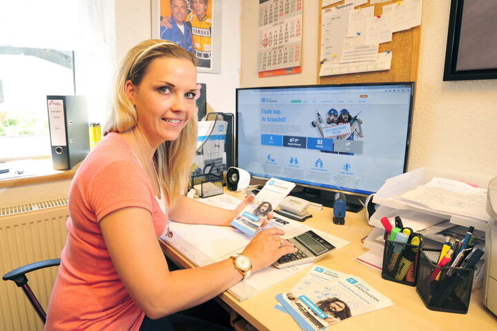 Mit dem "Facebook für Handwerker" will Anne Urbig (30) kleinen Betrieben bei ihren Aufträgen helfen.