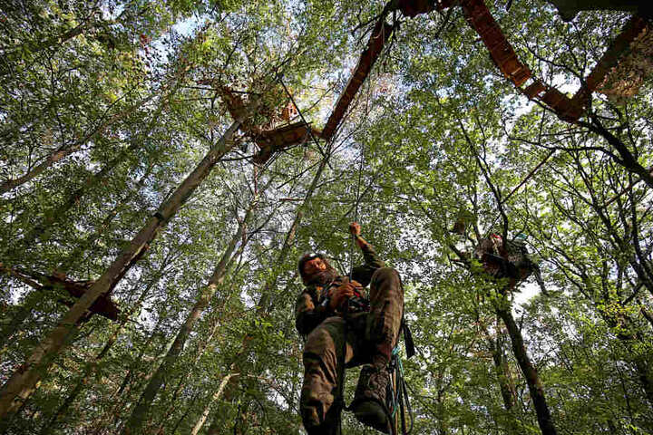 Aktivisten im Hambacher Forst.
