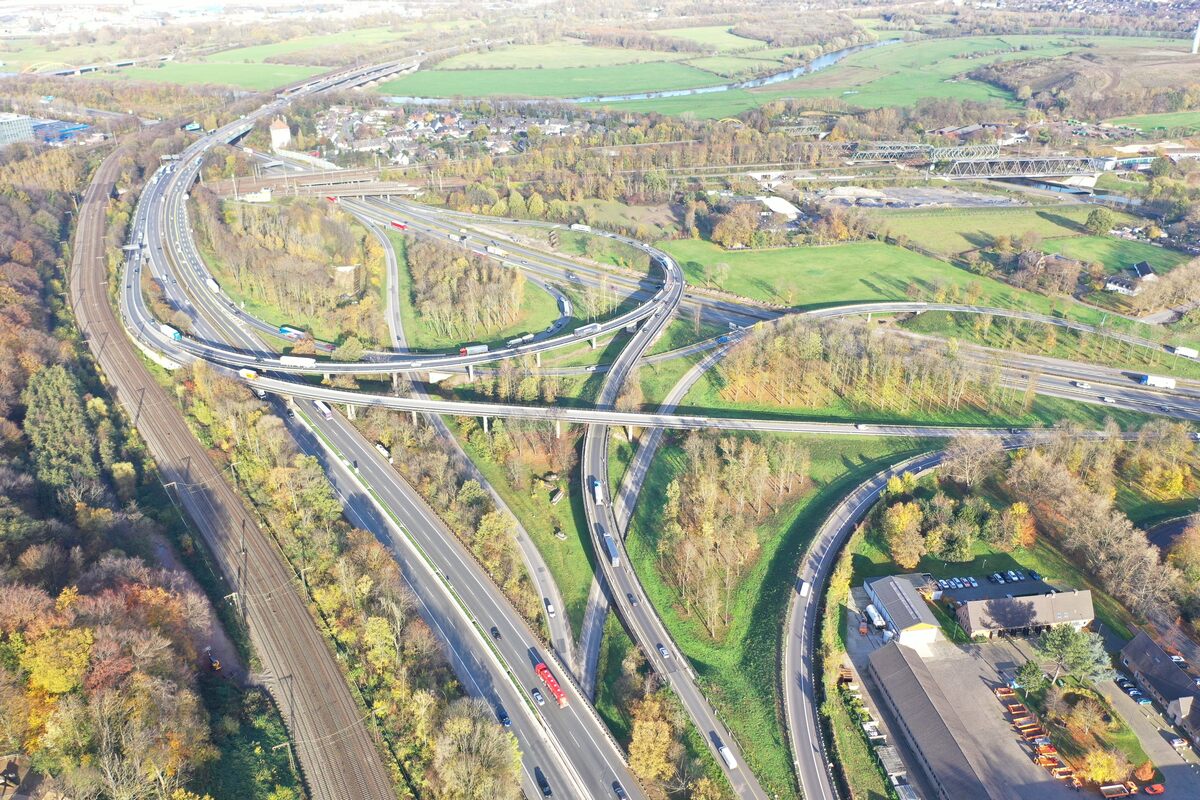 A40-Knotenpunkt am Wochenende dicht - weitere Sperrung folgt