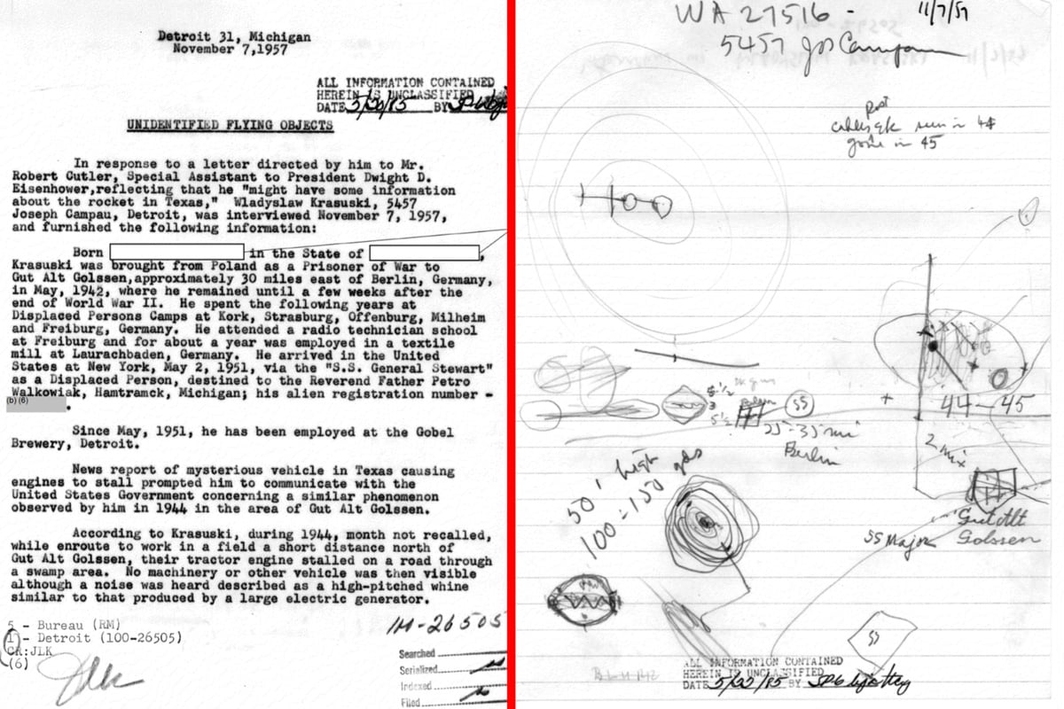 Rätselhafter FBI-Bericht aufgetaucht: Zeuge berichtet von Nazi-UFO