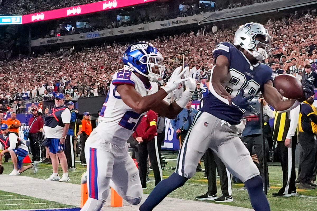 NFL: CeeDee Lamb's one-handed TD grab lifts Cowboys over Giants