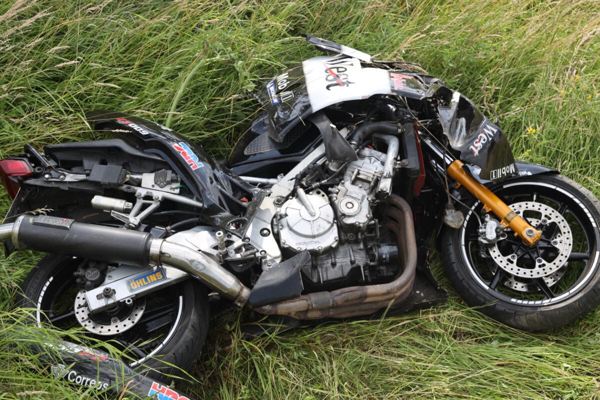 Drei Verletzte bei Motorrad-Crash in Seifersbach