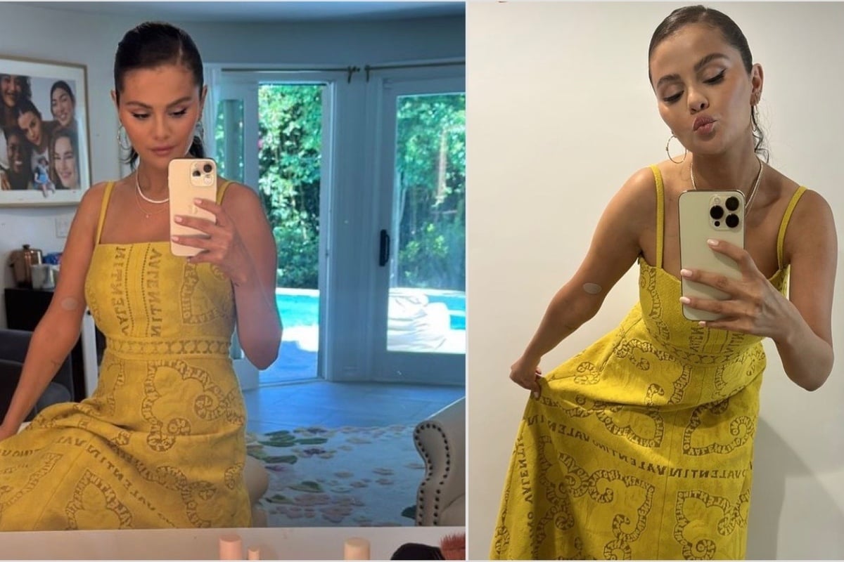 Selena Gomez joins the "lemon girl" summer wave with epic centerpiece
