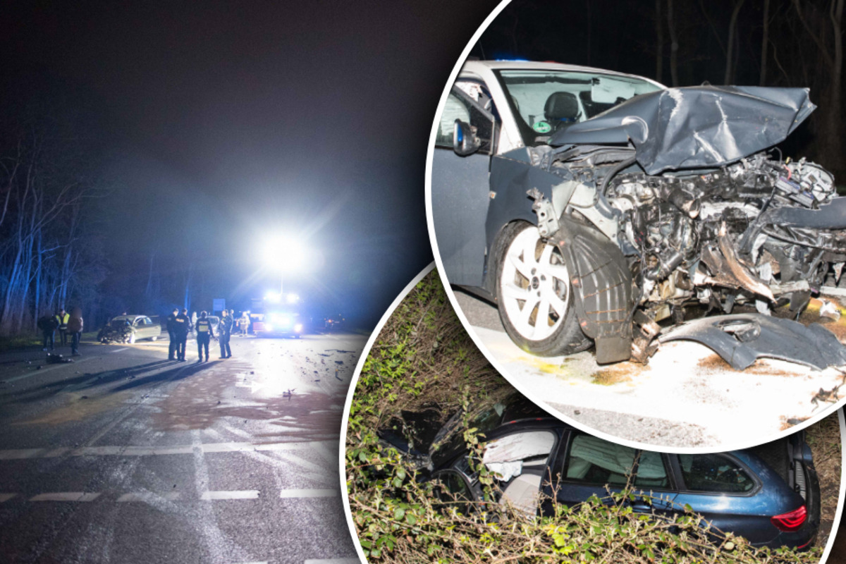 Heftiger Unfall auf Kreuzung: Opel und BMW krachen zusammen - beide Fahrer verletzt