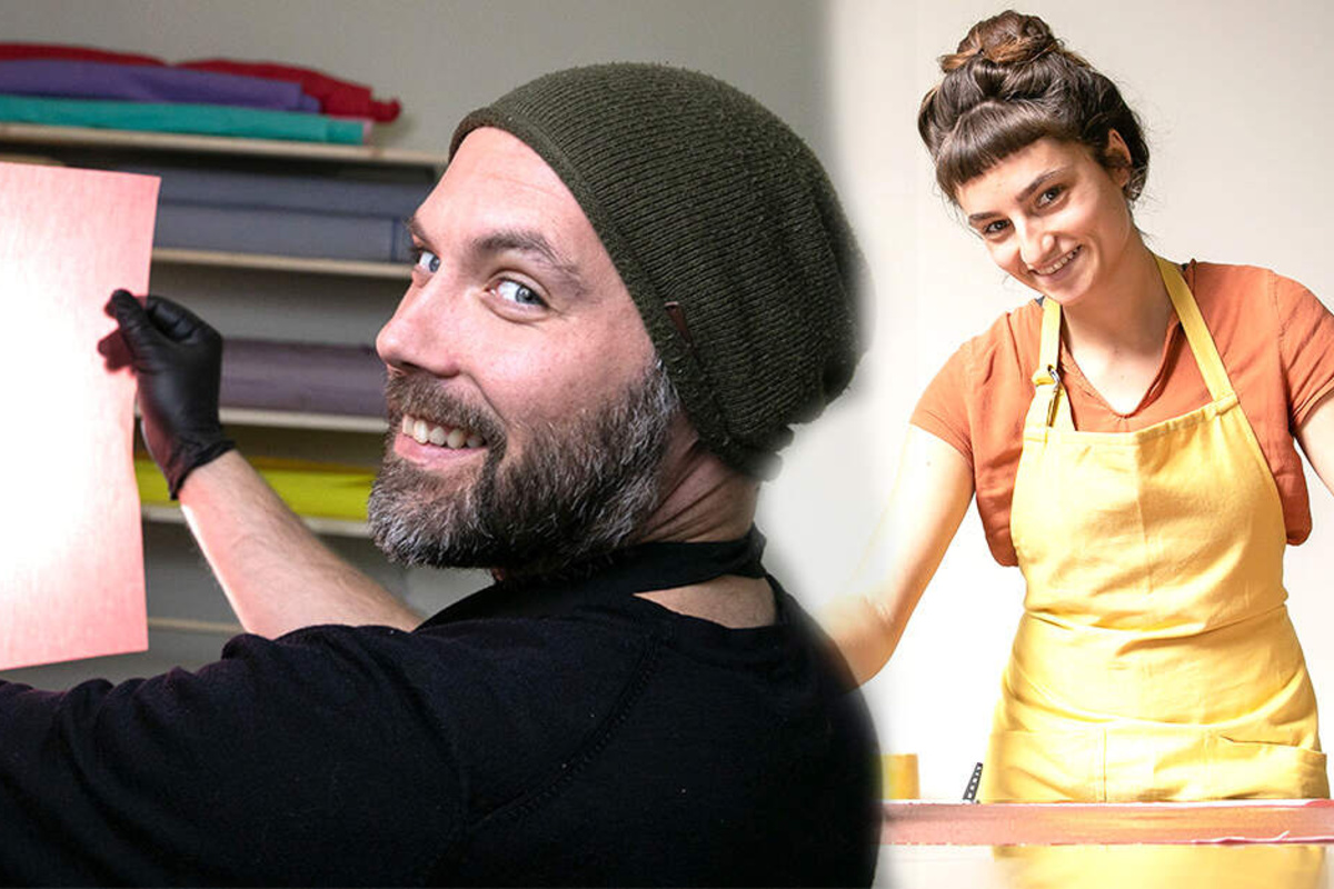 Marie und Markus erfinden das Bienenwachstuch völlig neu ...