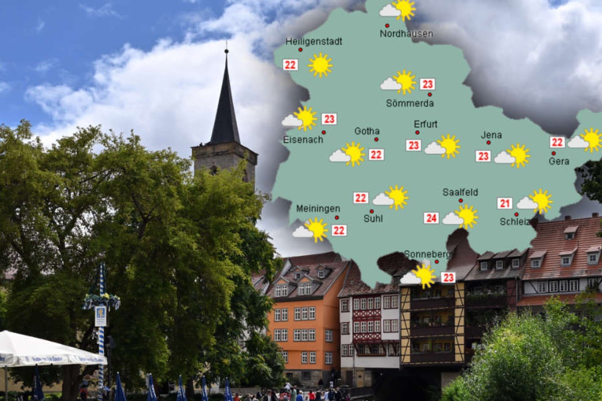 Wettervorhersage für Thüringen Wechselhaftes Wetter, doch am Montag