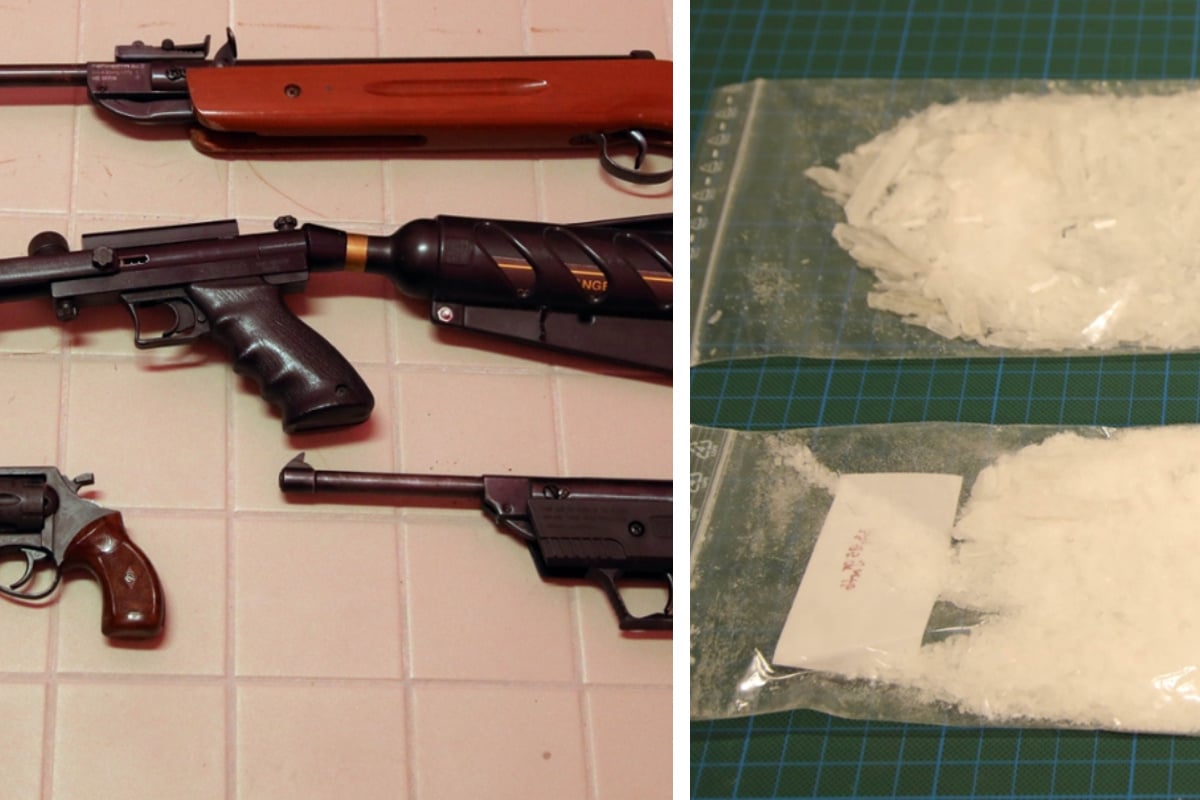 Drogen und Waffen in Wohnung entdeckt