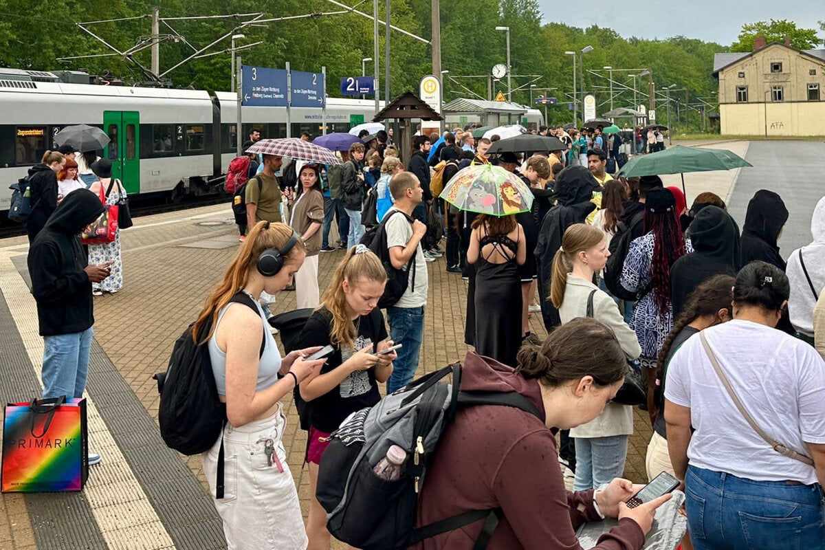Bahnverkehr zwischen Dresden und Chemnitz unterbrochen: Was ist da los?