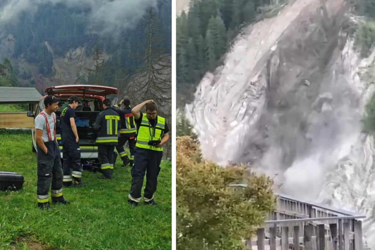 Schock im Urlaubs-Paradies: Lawine begräbt Dolomiten-Schlucht