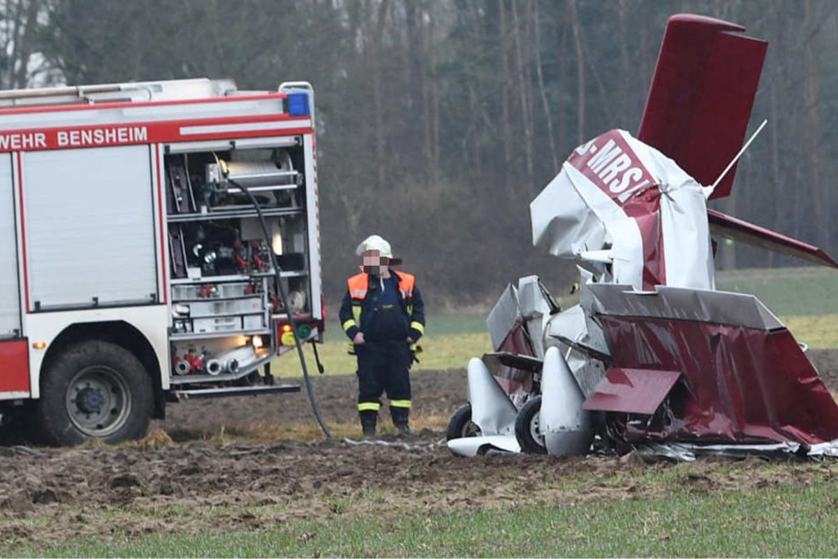 Tragisch! Zwei Tote Bei Flugzeugabsturz In Südhessen