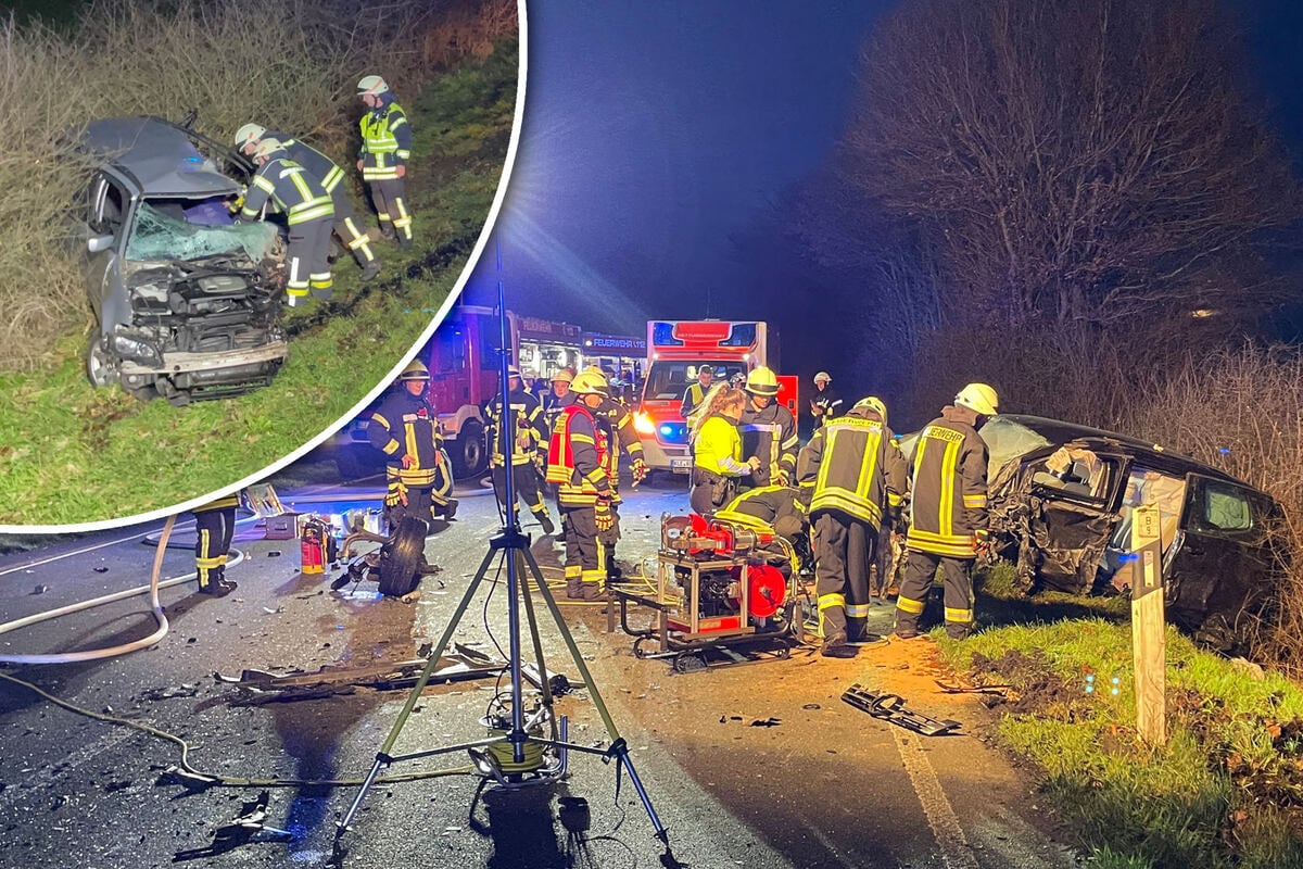 T Dlicher Unfall Auf Der Bundesstra E J Hriger Stirbt Bei Frontal