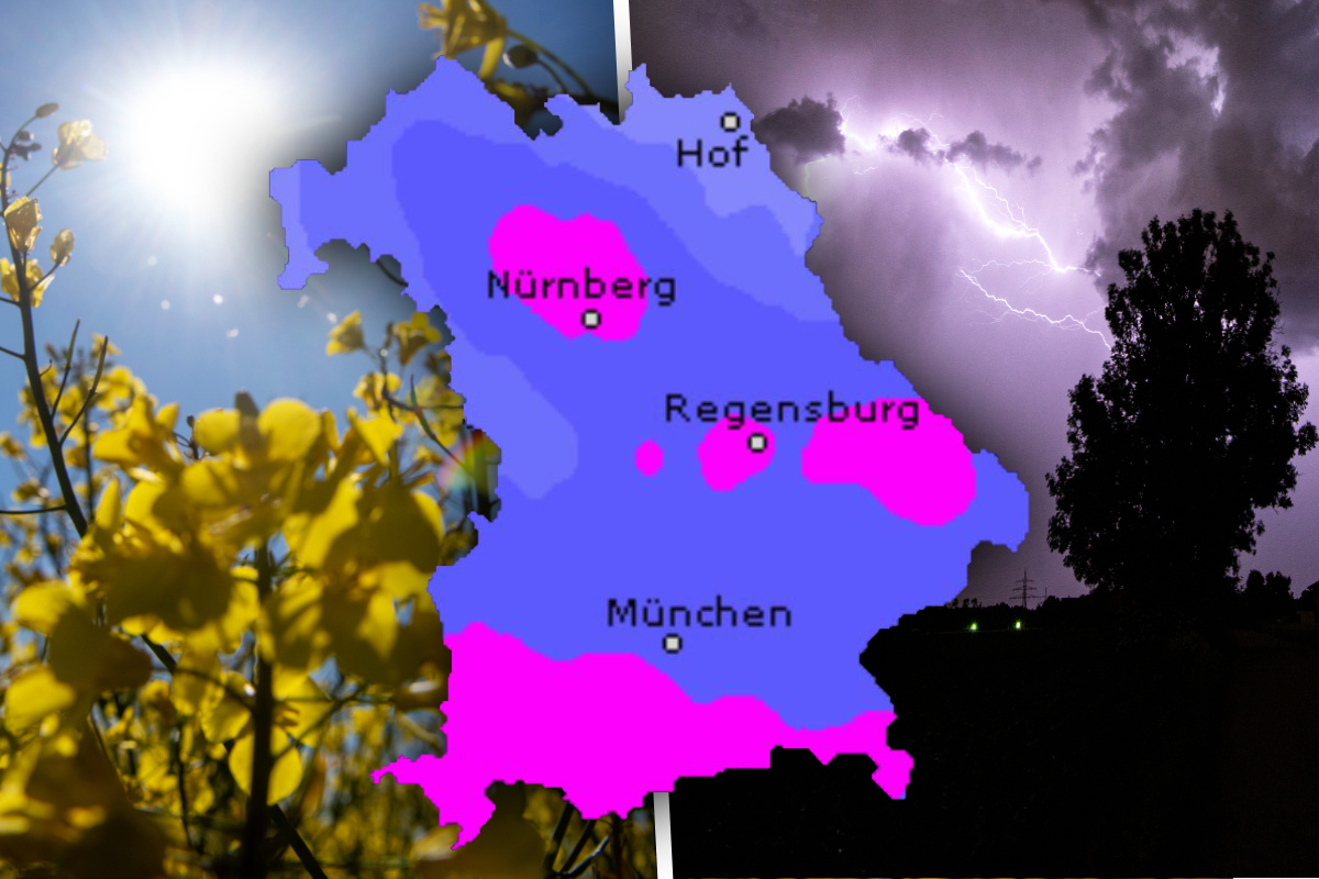 Kräftige Gewitter sorgen heute für Frust! So wird das Wetter am Freitag und Wochenende