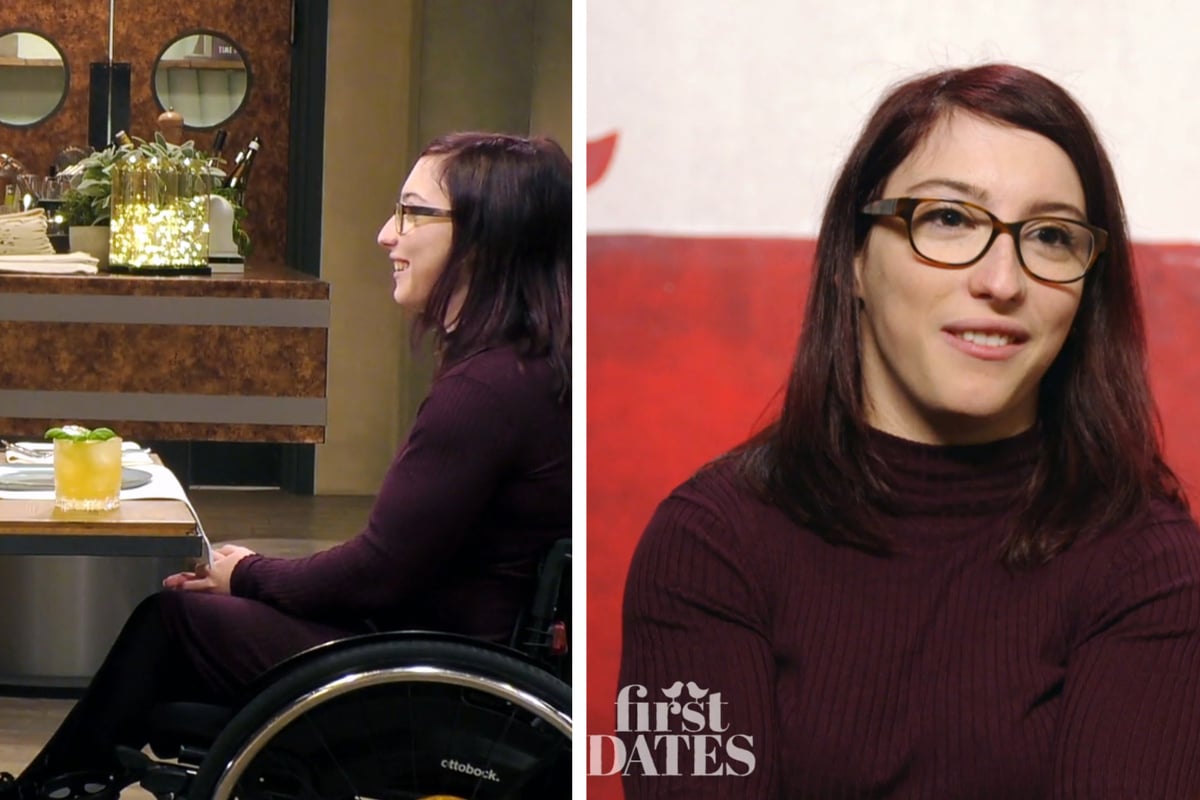 "First Dates": Jessica hofft, dass ihr Date mit ihrer Behinderung klarkommt