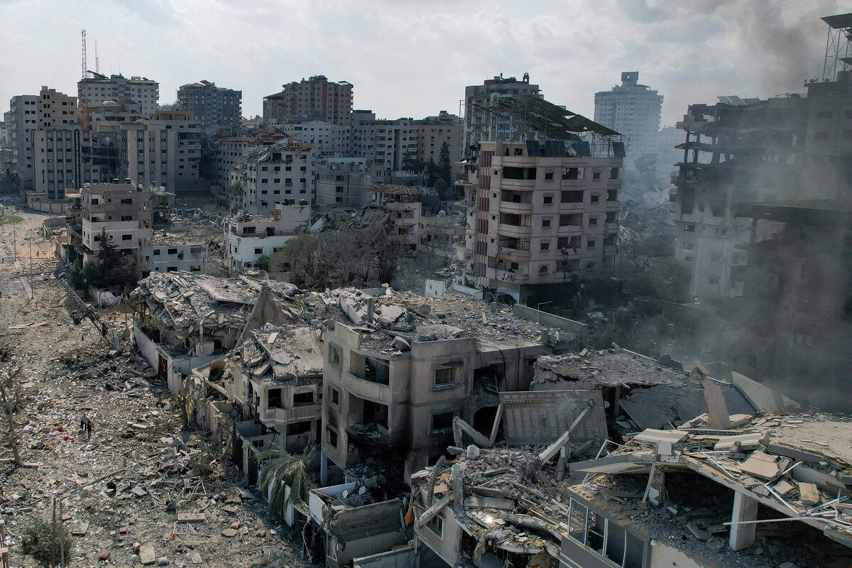 Gaza decimated by Israeli airstrikes overnight as residents prevented ...