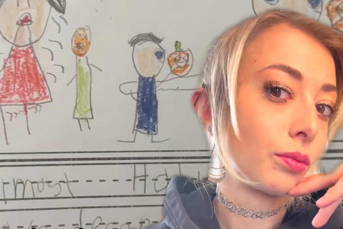 子どもたちの絵が騒ぎを起こし、笑いが起きる